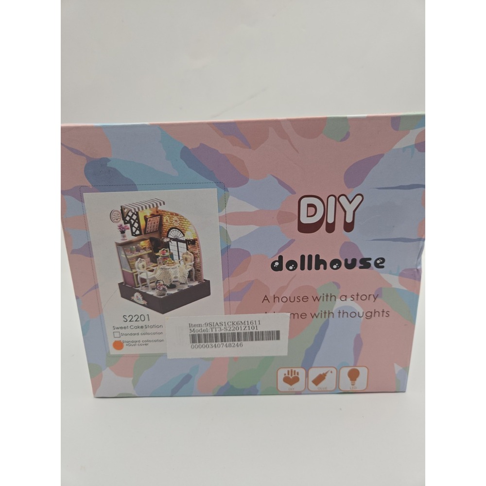 NEW Mayberry Street Miniatures DIY Dollhouse Sweet Cake Ststion 1:24 Scale